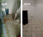 Store cleaning at Palaio Faliro after renovation